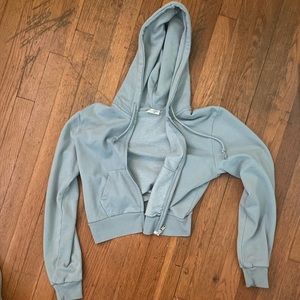light blue john galt (brandy melville) Crystal hoody